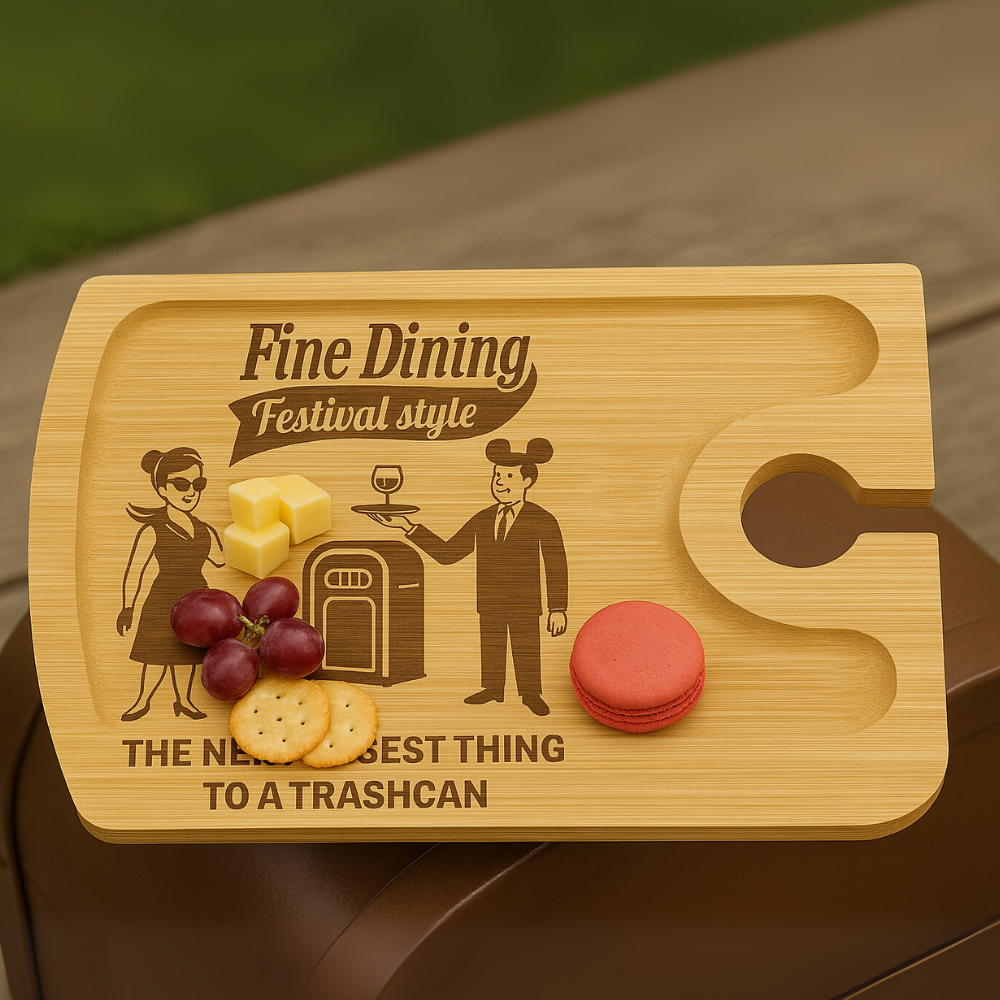 Festival Dining Tray — The Trashcan Alternative You Never Knew You Needed