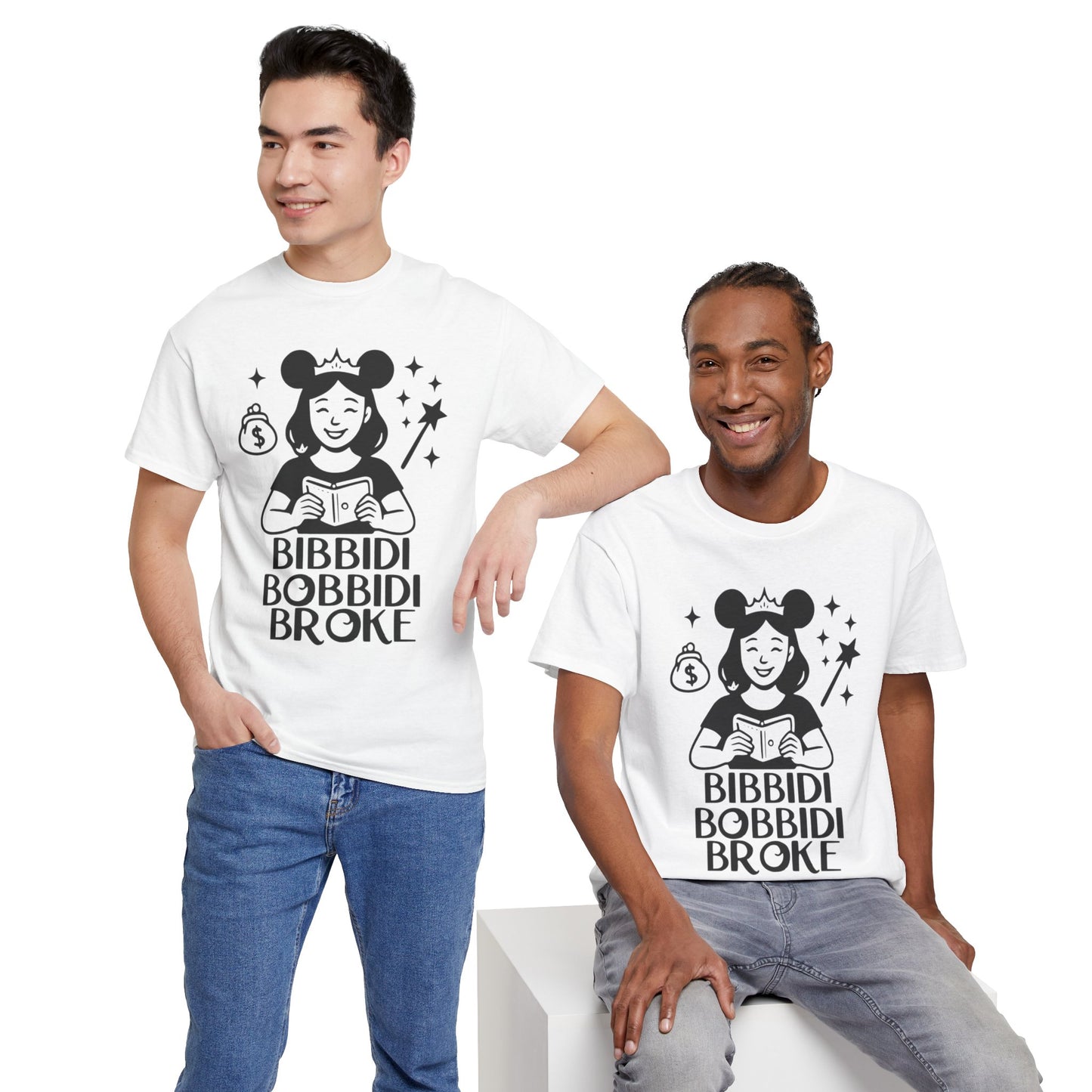 Bibbidi Bobbidi Broke Tee, Disney Park Life Shirt, Magical Humor Unisex Top, Park Lovers Gift, Comfort Fit Cotton Tshirt, Funny Disney Tee