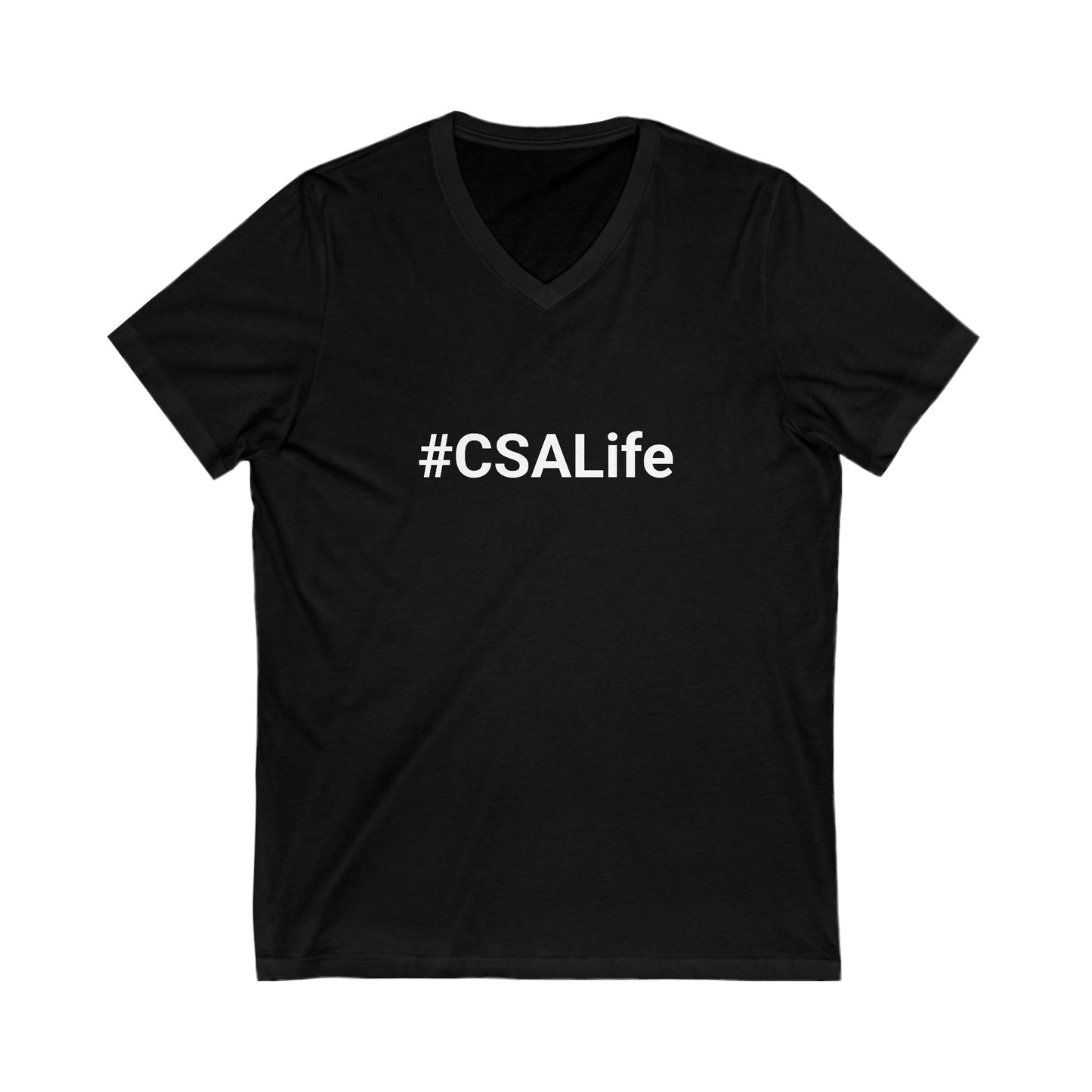 CSA Life V Neck T-shirt, Unisex Garment-Dyed V-Neck Tee, Cloud Solution Architect Tee, Proud CSA Shirt, #CSALife Tee, CSA T-shirt