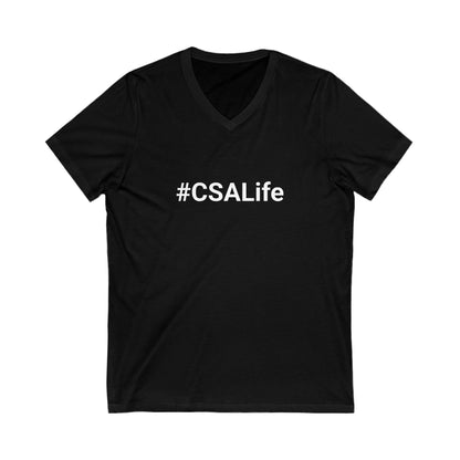 CSA Life V Neck T-shirt, Unisex Garment-Dyed V-Neck Tee, Cloud Solution Architect Tee, Proud CSA Shirt, #CSALife Tee, CSA T-shirt
