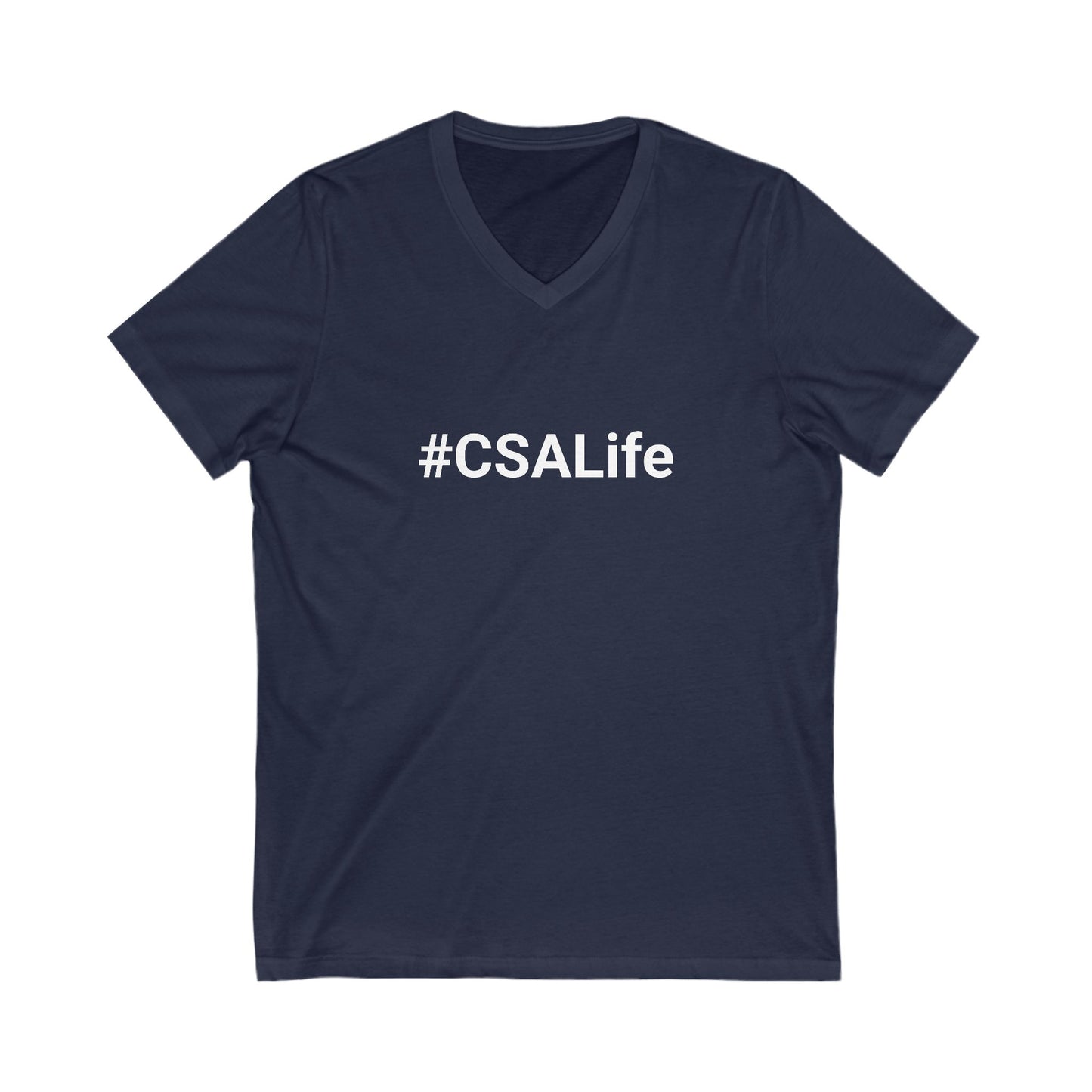 CSA Life V Neck T-shirt, Unisex Garment-Dyed V-Neck Tee, Cloud Solution Architect Tee, Proud CSA Shirt, #CSALife Tee, CSA T-shirt