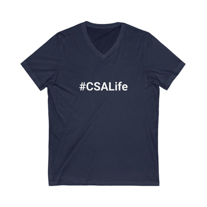 CSA Life V Neck T-shirt, Unisex Garment-Dyed V-Neck Tee, Cloud Solution Architect Tee, Proud CSA Shirt, #CSALife Tee, CSA T-shirt