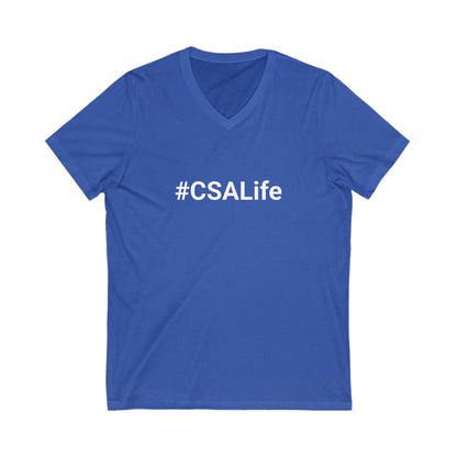 CSA Life V Neck T-shirt, Unisex Garment-Dyed V-Neck Tee, Cloud Solution Architect Tee, Proud CSA Shirt, #CSALife Tee, CSA T-shirt