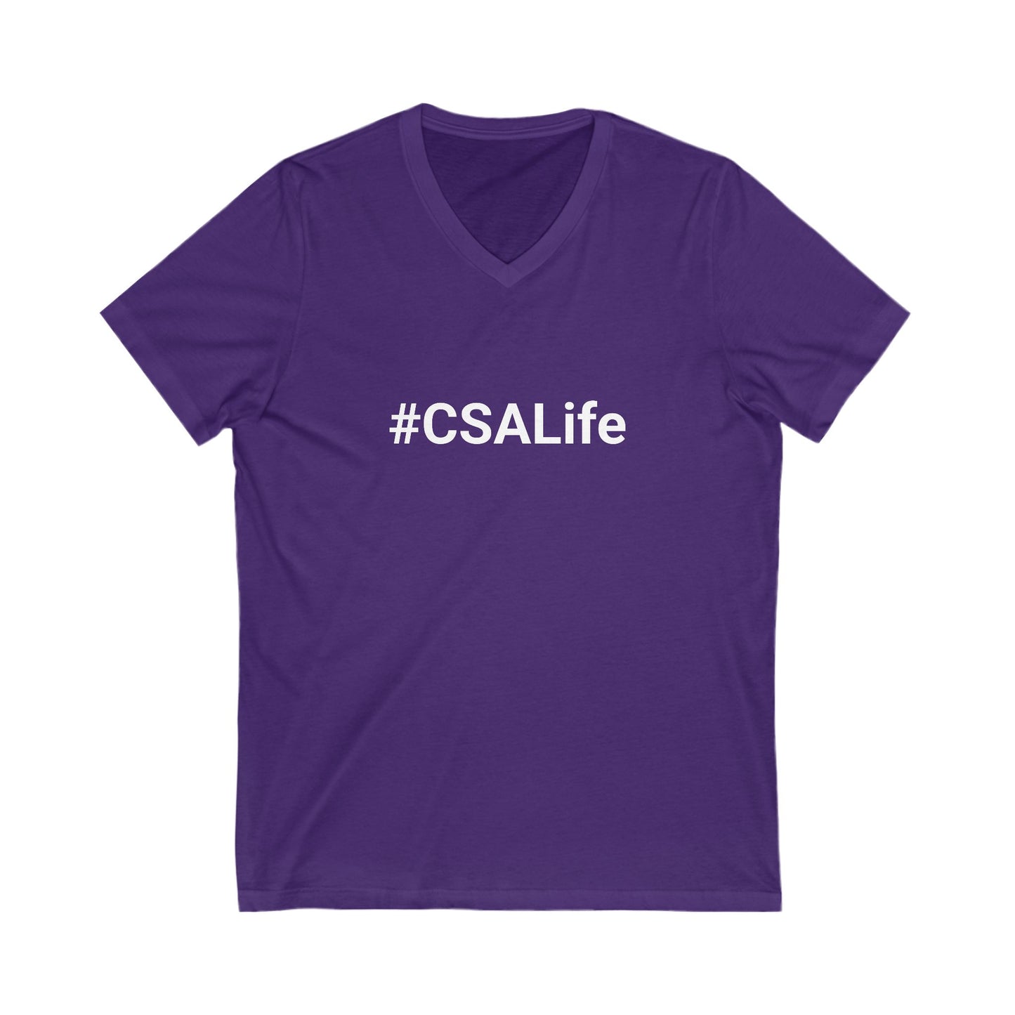 CSA Life V Neck T-shirt, Unisex Garment-Dyed V-Neck Tee, Cloud Solution Architect Tee, Proud CSA Shirt, #CSALife Tee, CSA T-shirt