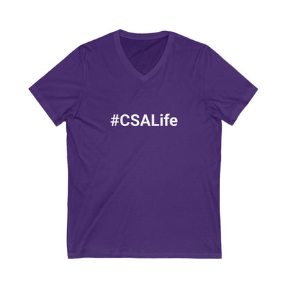 CSA Life V Neck T-shirt, Unisex Garment-Dyed V-Neck Tee, Cloud Solution Architect Tee, Proud CSA Shirt, #CSALife Tee, CSA T-shirt