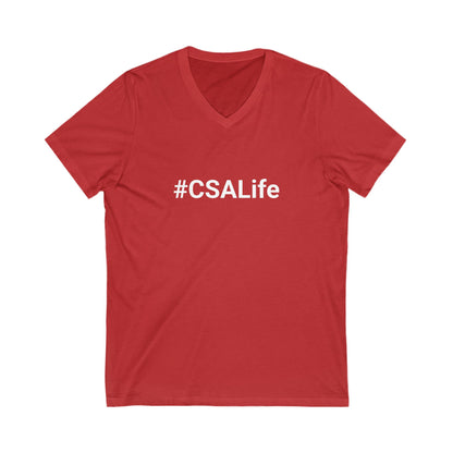 CSA Life V Neck T-shirt, Unisex Garment-Dyed V-Neck Tee, Cloud Solution Architect Tee, Proud CSA Shirt, #CSALife Tee, CSA T-shirt