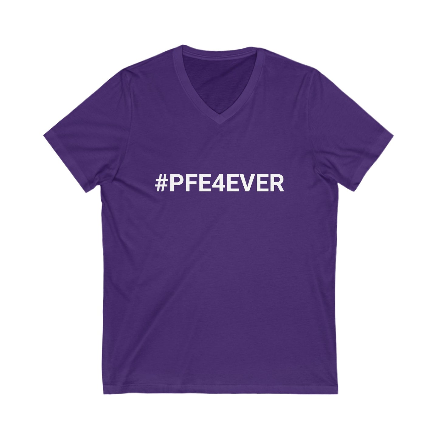 PFE Forever V Neck T-shirt, Garment-Dyed V-Neck Tee, Proud PFE Shirt, #PFE4Ever Tee, PFE T-shirt