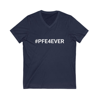 PFE Forever V Neck T-shirt, Garment-Dyed V-Neck Tee, Proud PFE Shirt, #PFE4Ever Tee, PFE T-shirt