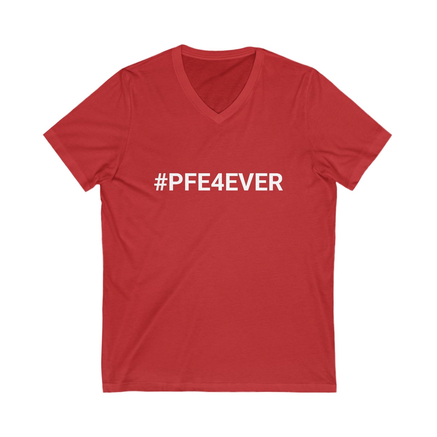 PFE Forever V Neck T-shirt, Garment-Dyed V-Neck Tee, Proud PFE Shirt, #PFE4Ever Tee, PFE T-shirt