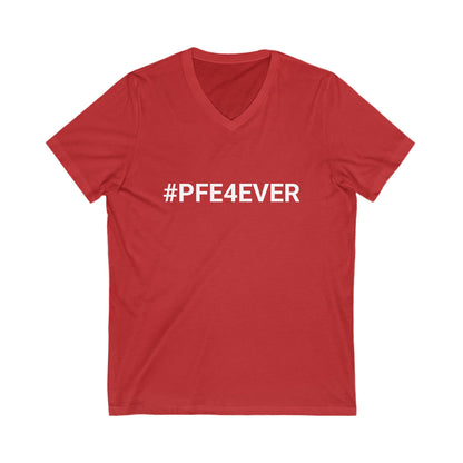 PFE Forever V Neck T-shirt, Garment-Dyed V-Neck Tee, Proud PFE Shirt, #PFE4Ever Tee, PFE T-shirt
