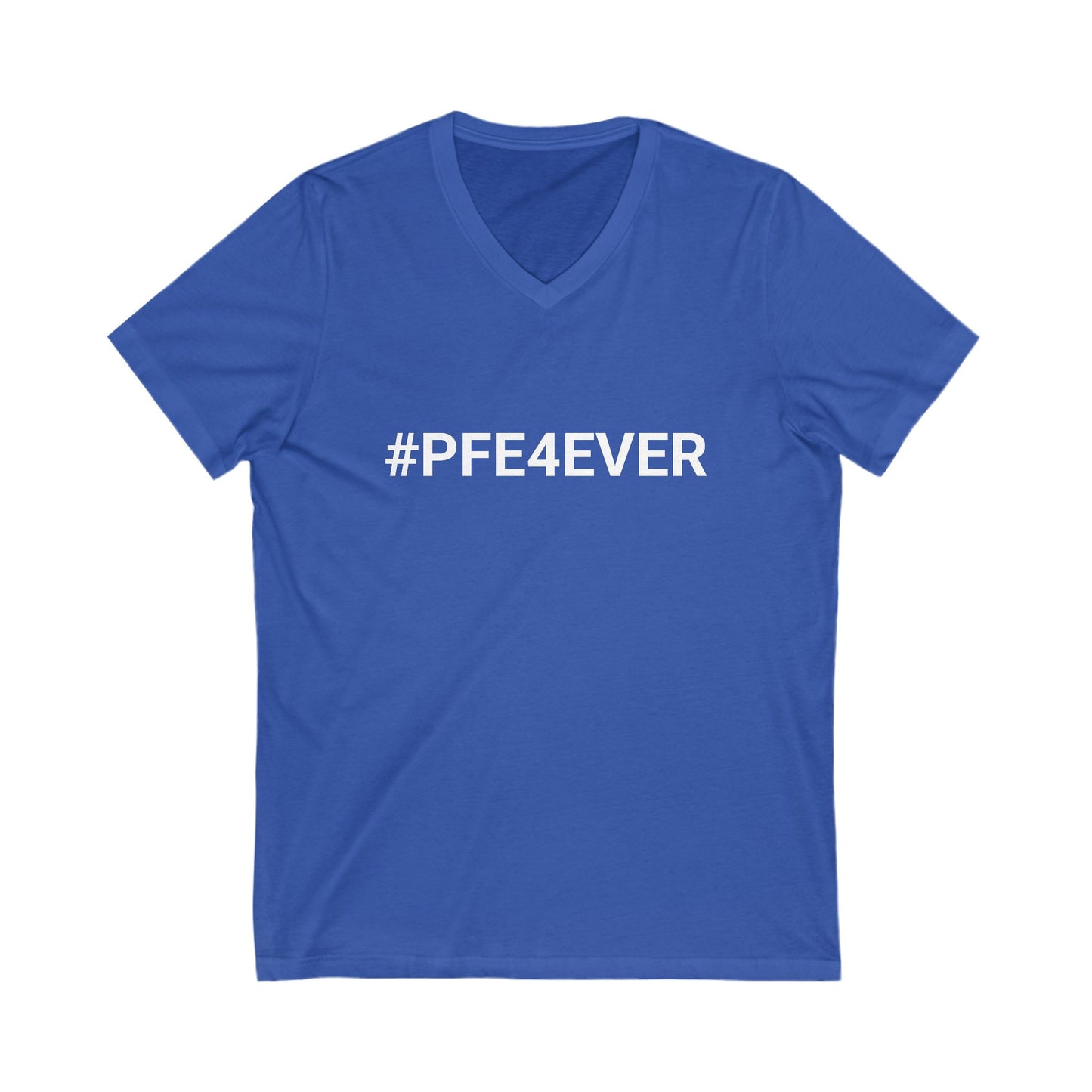 PFE Forever V Neck T-shirt, Garment-Dyed V-Neck Tee, Proud PFE Shirt, #PFE4Ever Tee, PFE T-shirt