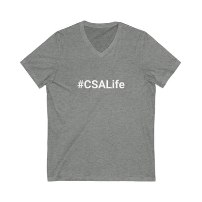 CSA Life V Neck T-shirt, Unisex Garment-Dyed V-Neck Tee, Cloud Solution Architect Tee, Proud CSA Shirt, #CSALife Tee, CSA T-shirt