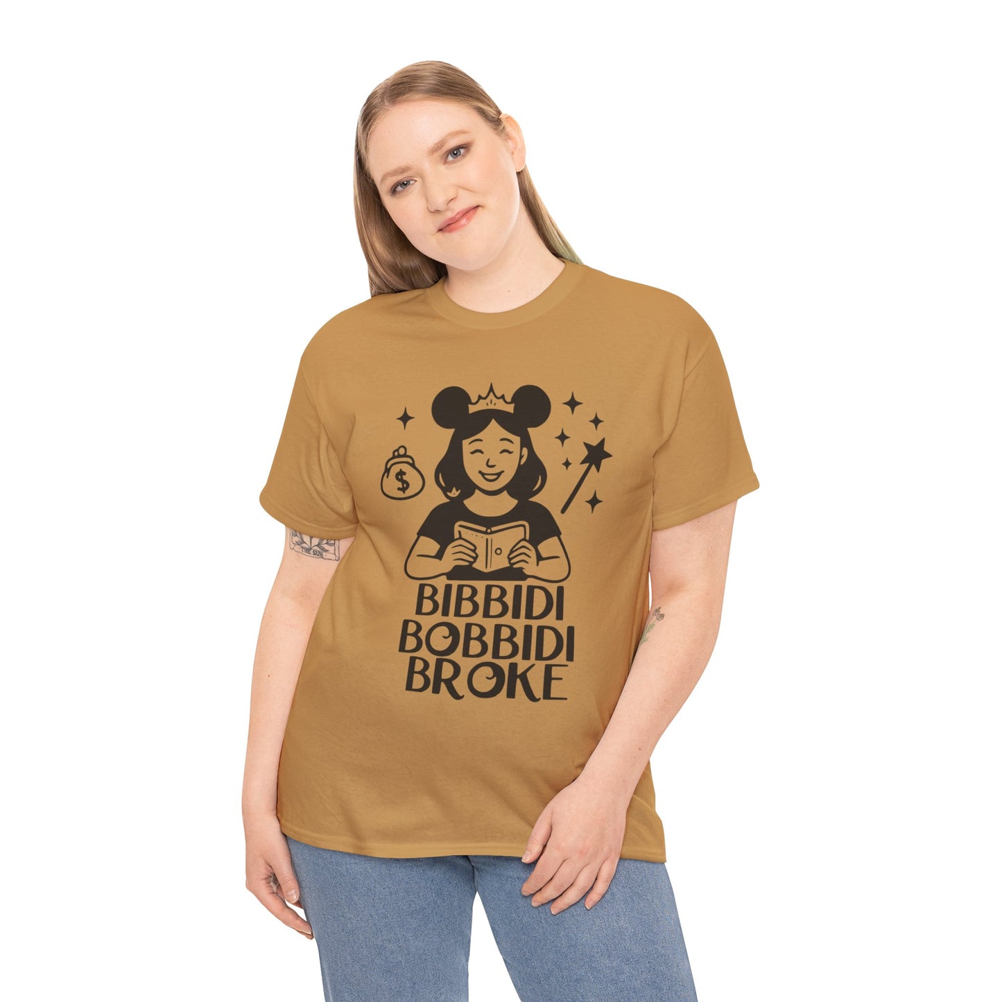 Bibbidi Bobbidi Broke Tee, Disney Park Life Shirt, Magical Humor Unisex Top, Park Lovers Gift, Comfort Fit Cotton Tshirt, Funny Disney Tee