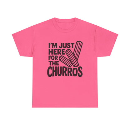 Churro Lover Tee, Disney Foodie Shirt, Theme Park Snack T-Shirt, Magical Day Outfit, Unisex Cotton Top