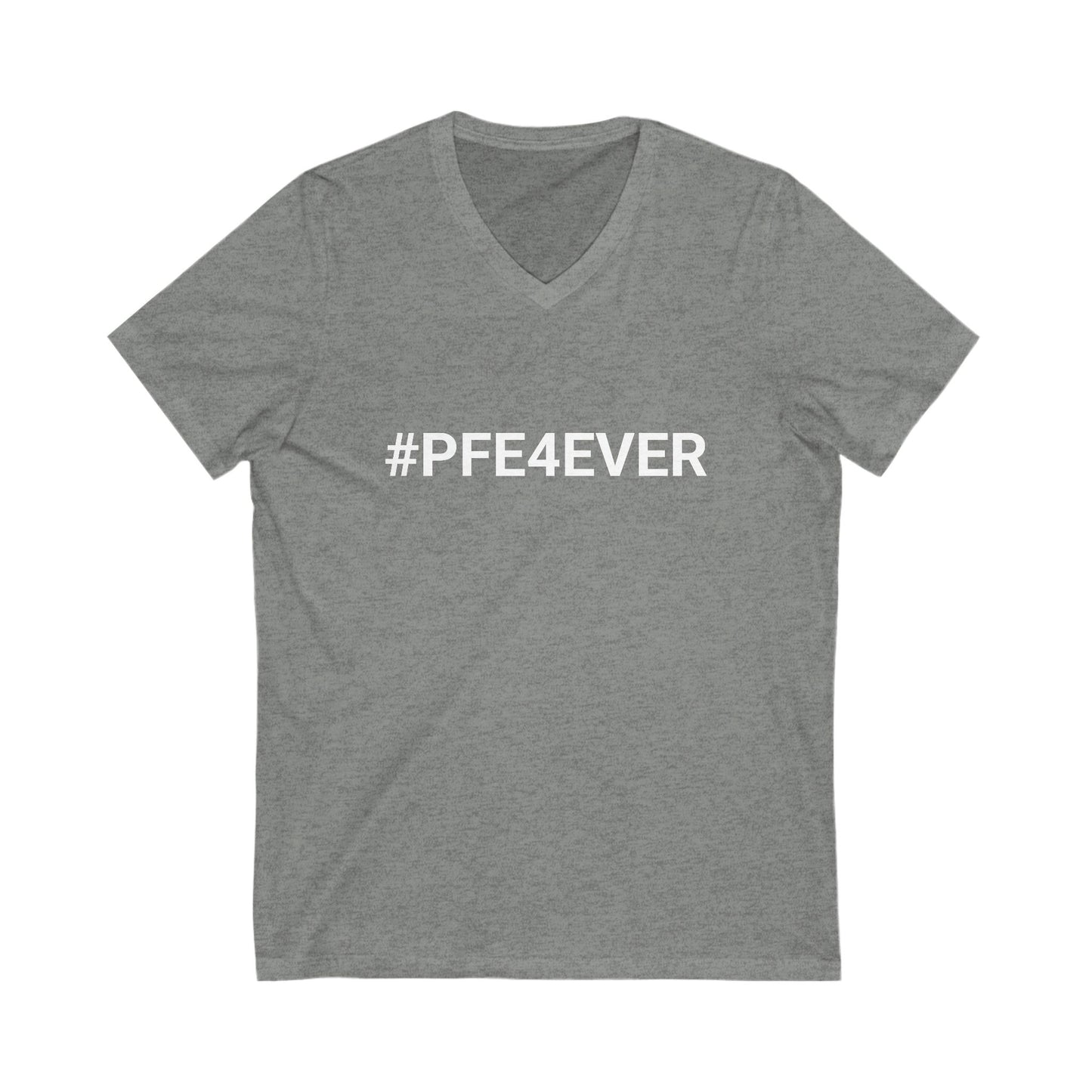PFE Forever V Neck T-shirt, Garment-Dyed V-Neck Tee, Proud PFE Shirt, #PFE4Ever Tee, PFE T-shirt