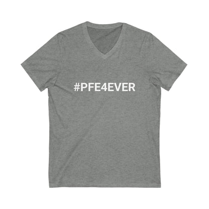 PFE Forever V Neck T-shirt, Garment-Dyed V-Neck Tee, Proud PFE Shirt, #PFE4Ever Tee, PFE T-shirt