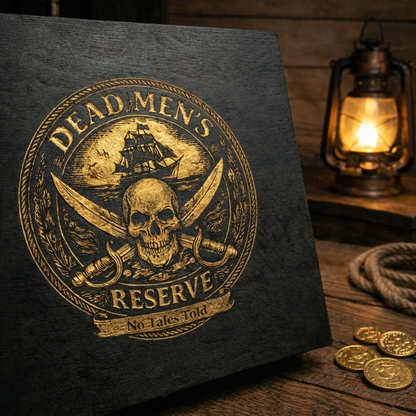 Dead Men’s Reserve – Limited Edition Engraved Whiskey Decanter Gift Set