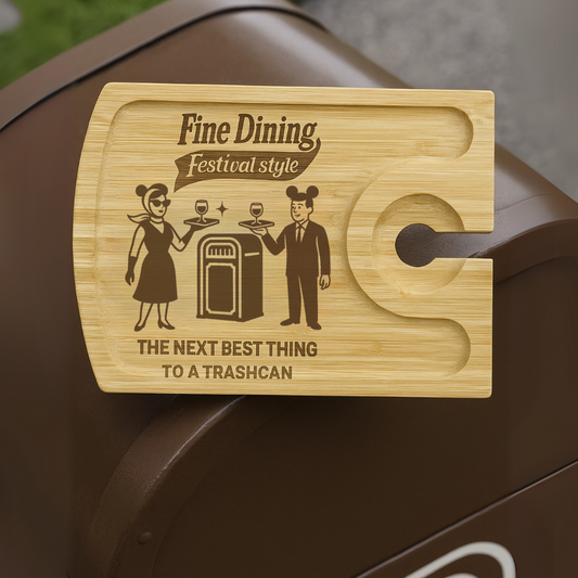 Festival Dining Tray — The Trashcan Alternative You Never Knew You Needed