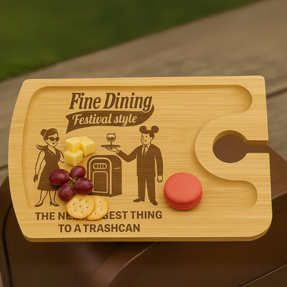 Festival Dining Tray — The Trashcan Alternative You Never Knew You Needed